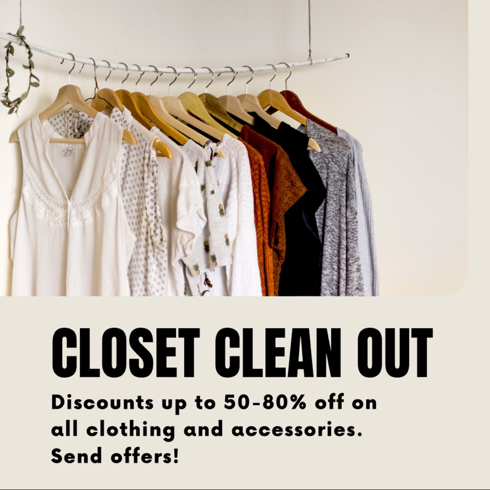 Closet Cleanout Sale
